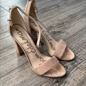 Sam Edelman Women's Nude Block Heel Sandals